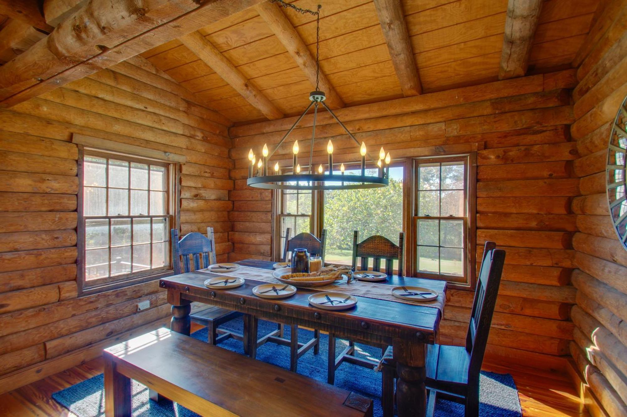 Cozy Log Cabin Getaway With Fire Pit And 3 Acres! Ruckersville Eksteriør billede