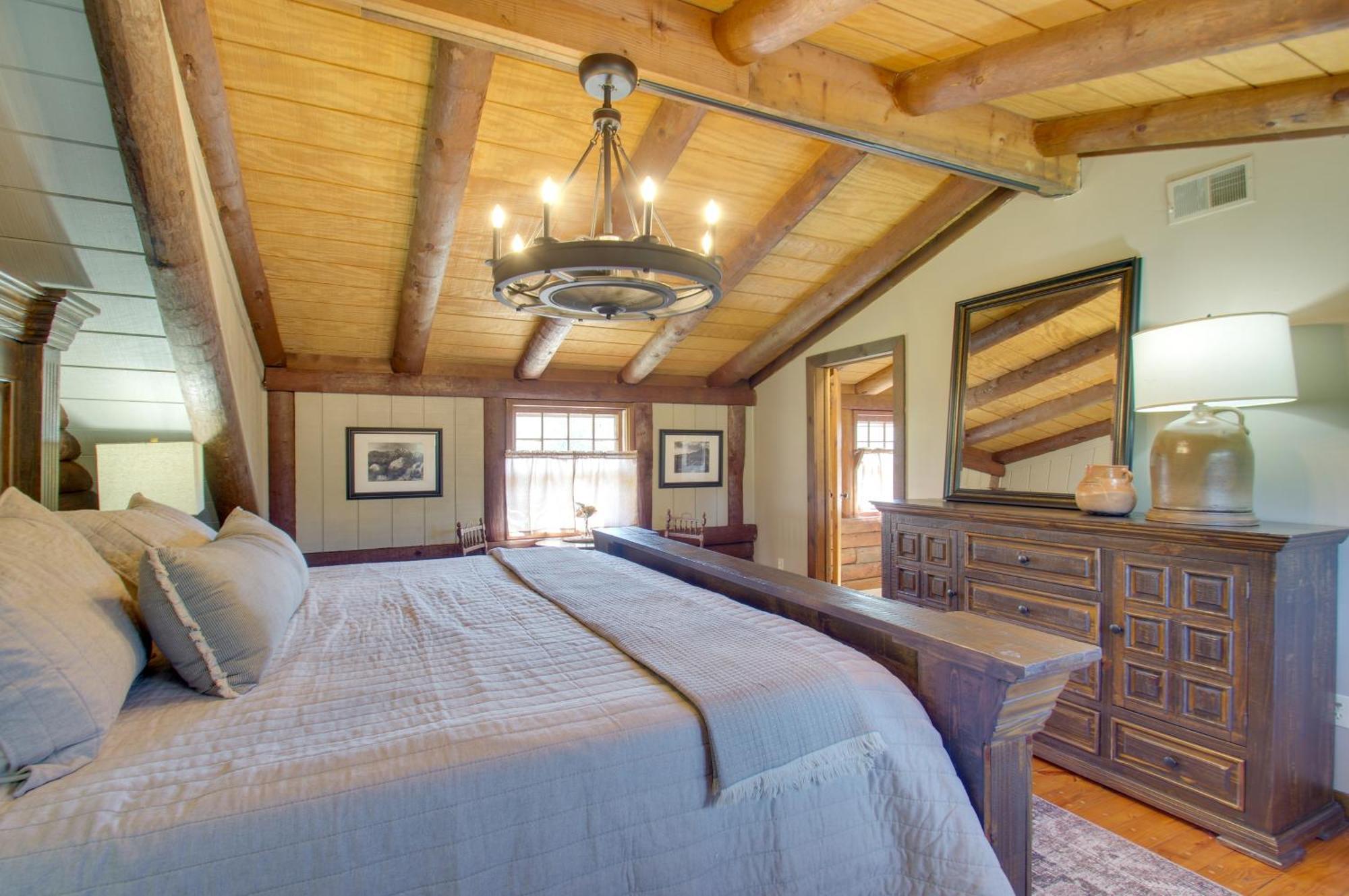 Cozy Log Cabin Getaway With Fire Pit And 3 Acres! Ruckersville Eksteriør billede
