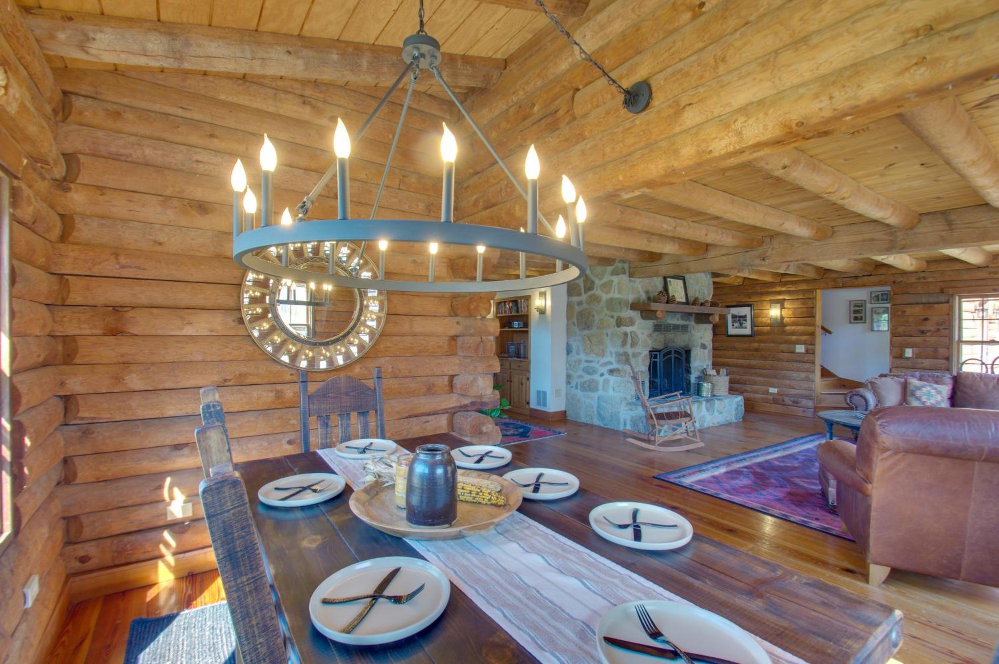 Cozy Log Cabin Getaway With Fire Pit And 3 Acres! Ruckersville Eksteriør billede