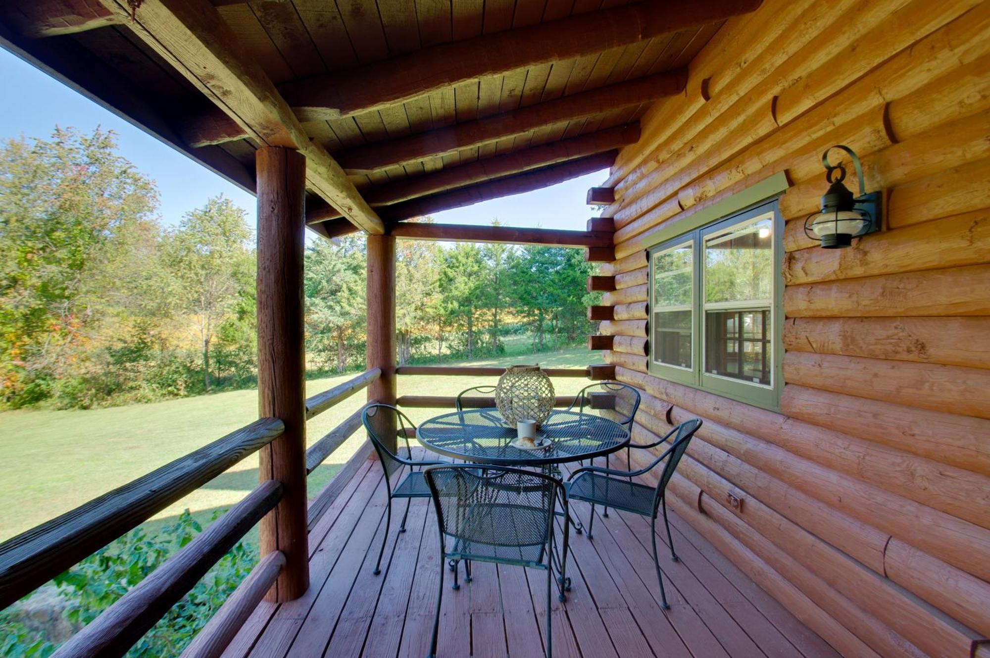 Cozy Log Cabin Getaway With Fire Pit And 3 Acres! Ruckersville Eksteriør billede